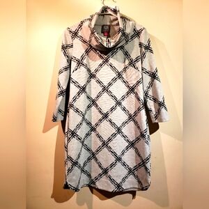 Vince Camuto  NWOT Size 4 Gray Cowl Neck  Dress